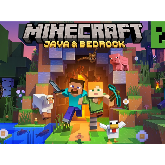 Minecraft Java + Bedrock (cuenta otorgada)